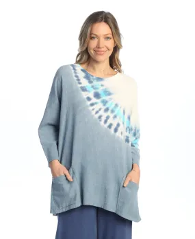 Jess & Jane "Sunburst" Mineral Washed Gauze Tunic With Pockets - M103-2011