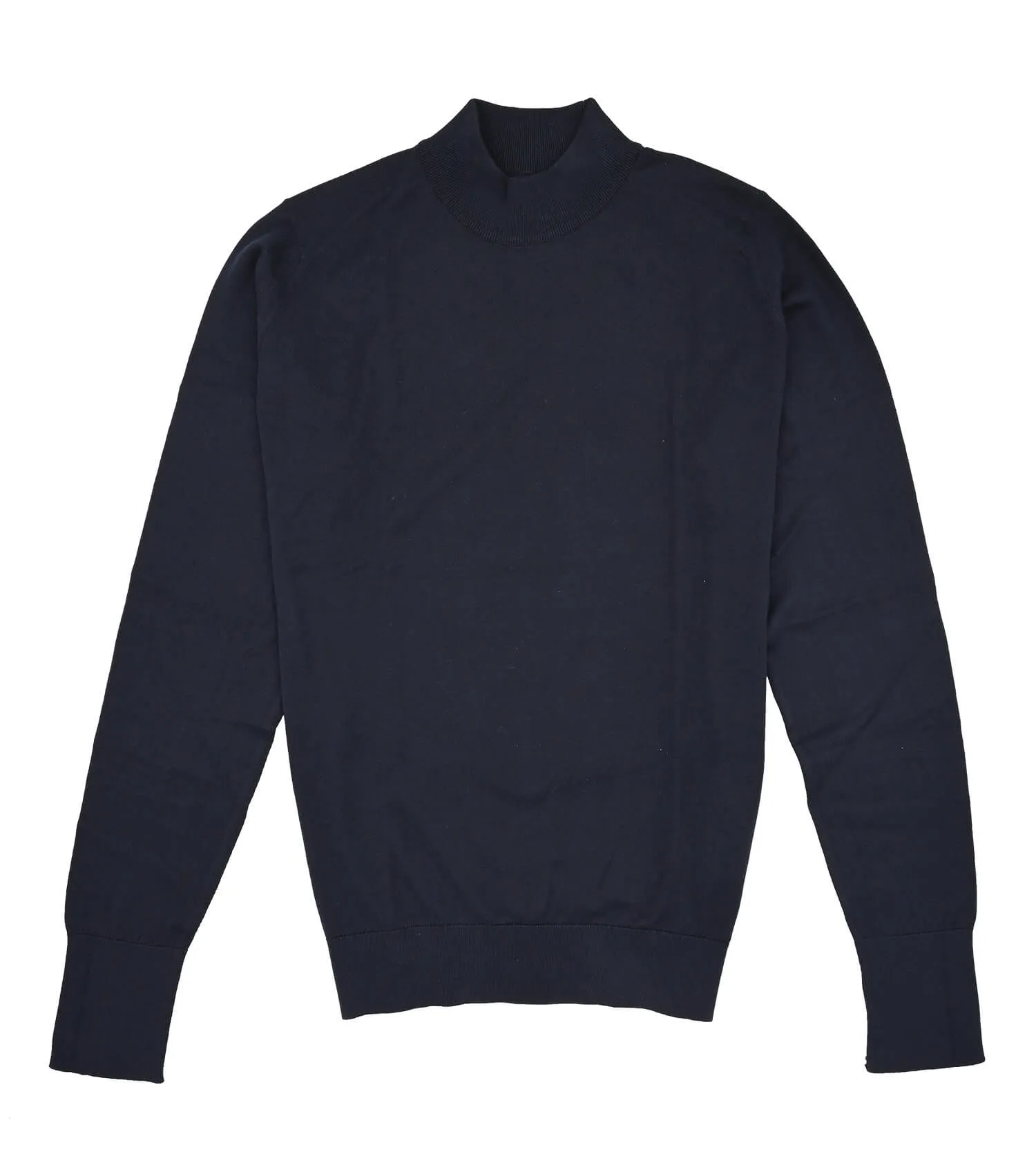 JOHN SMEDLEY Oakdale Pullover Mock Long Turtleneck