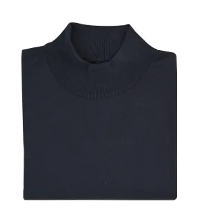 JOHN SMEDLEY Oakdale Pullover Mock Long Turtleneck