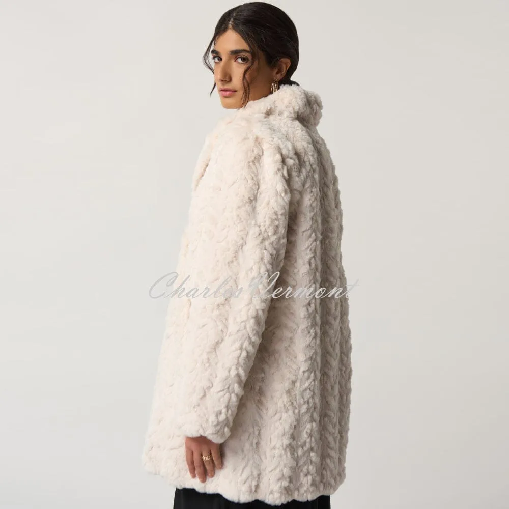 Joseph Ribkoff Faux Fur Coat - Style 233942