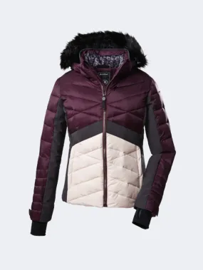 Killtec Ksw 211  Women Skiing Jacket Dark Plum