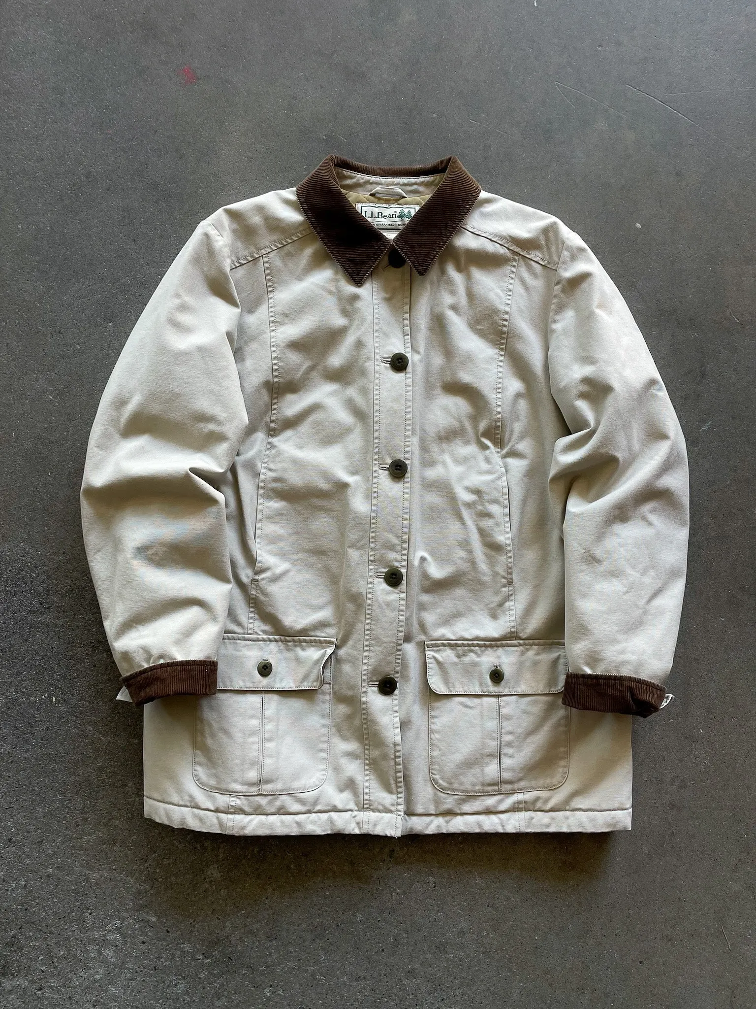 L.L.Bean Quilt Lined Barn Coat—[L]