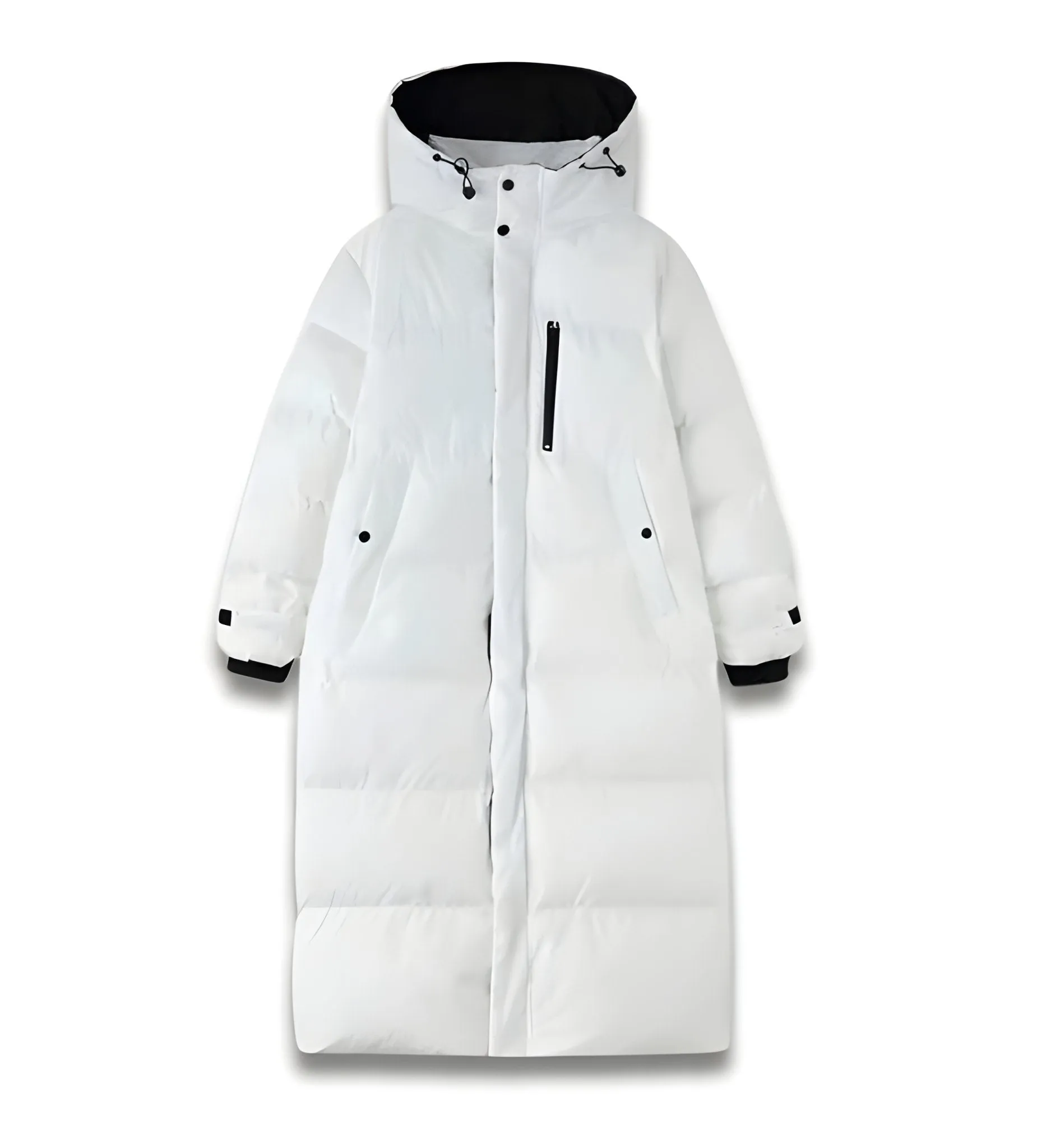 Long Black Puffer Coat