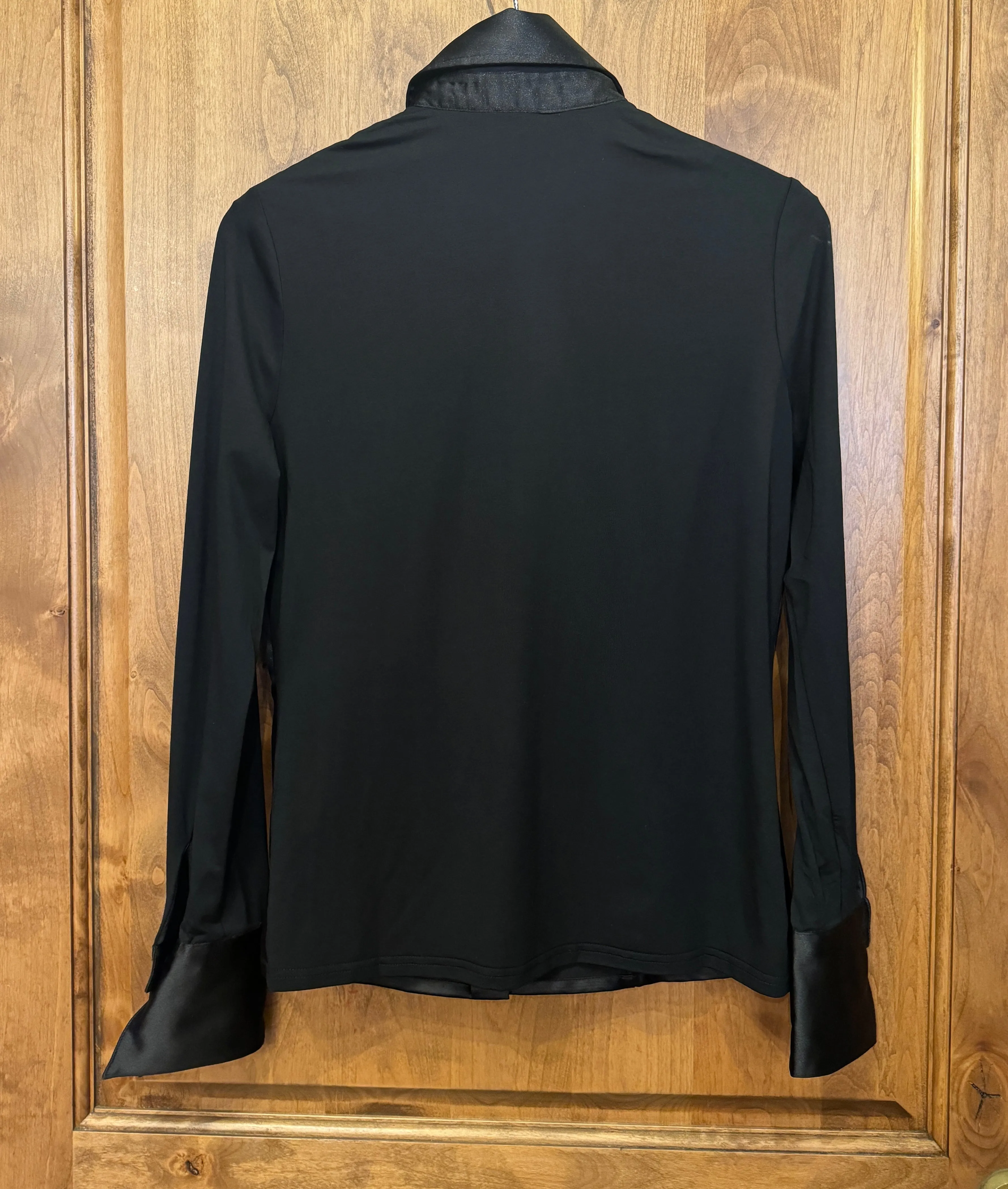 Long Sleeve Stretch Silk/Performance Botton Up- Anatomie