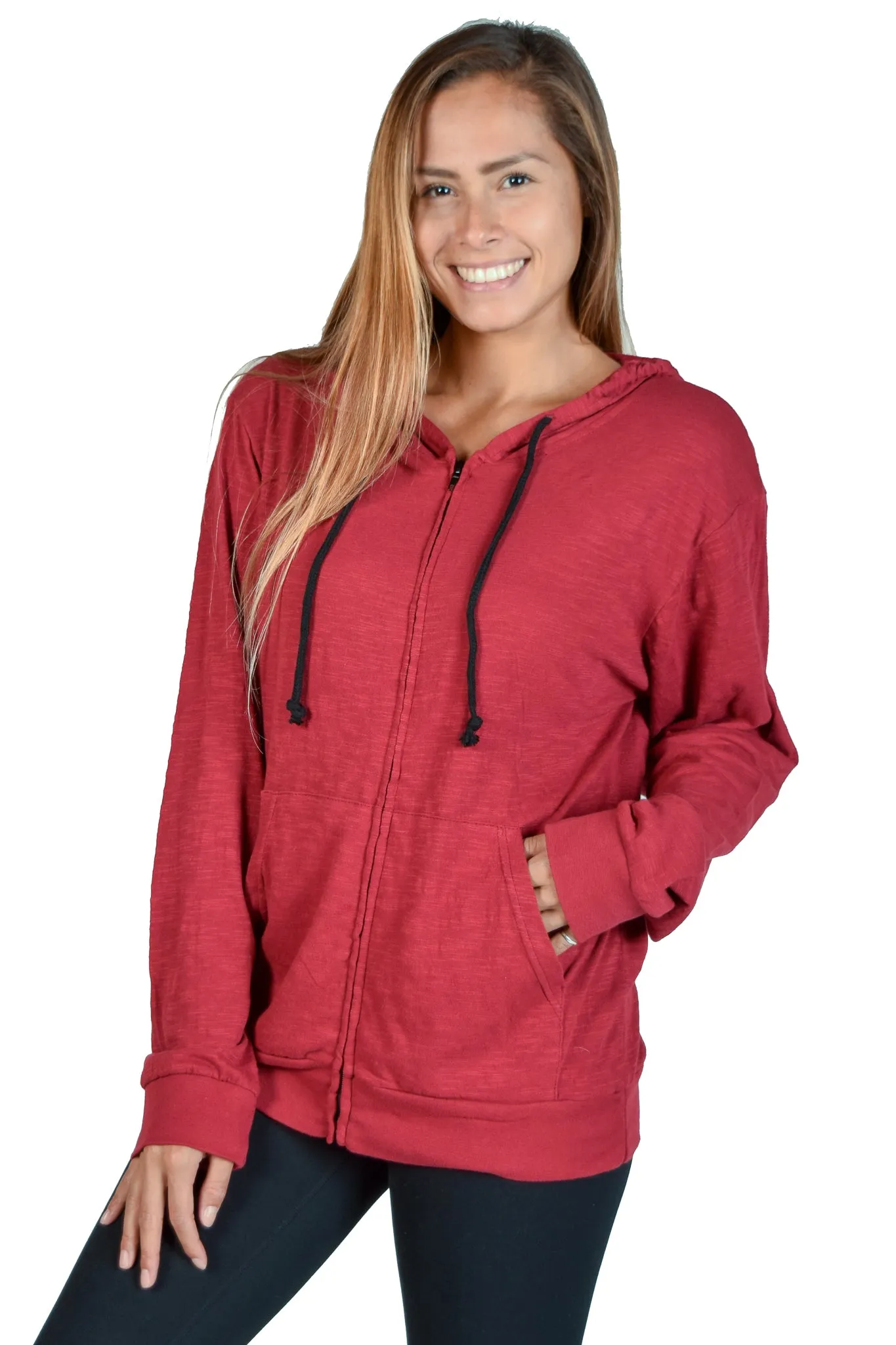 Long Sleeve Zip Up Chakra Hoodie