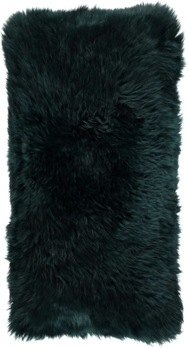 Long-Wool Sheepskin Cushion | 28x56 cm