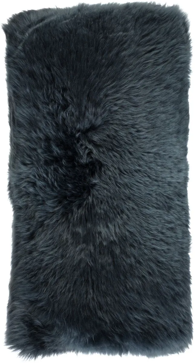 Long-Wool Sheepskin Cushion | 28x56 cm