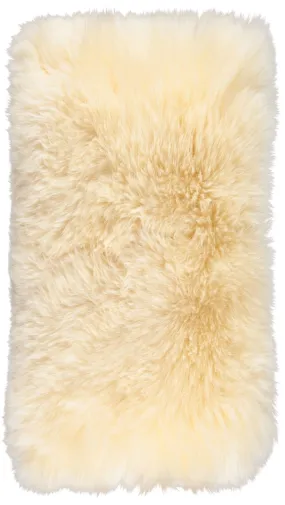 Long-Wool Sheepskin Cushion | 28x56 cm