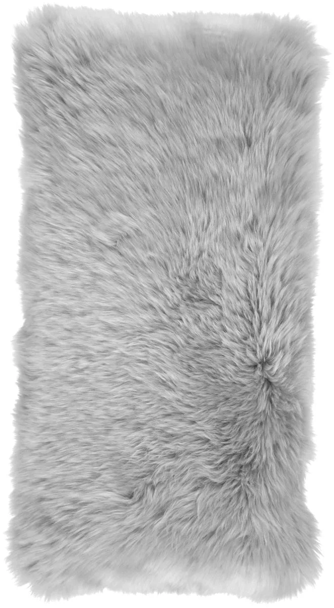 Long-Wool Sheepskin Cushion | 28x56 cm