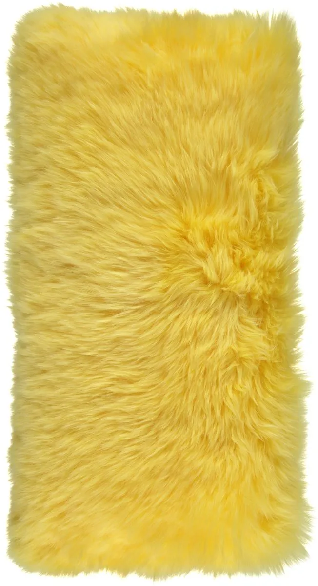 Long-Wool Sheepskin Cushion | 28x56 cm