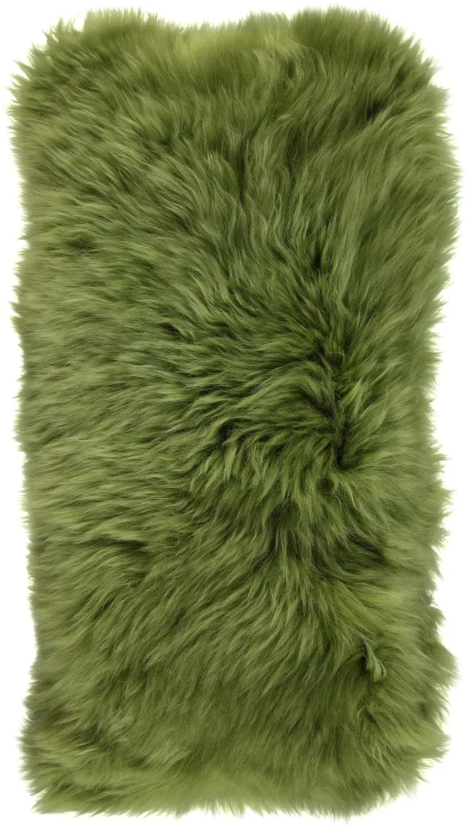 Long-Wool Sheepskin Cushion | 28x56 cm