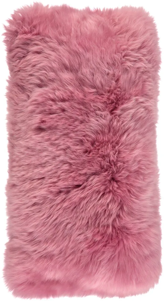 Long-Wool Sheepskin Cushion | 28x56 cm