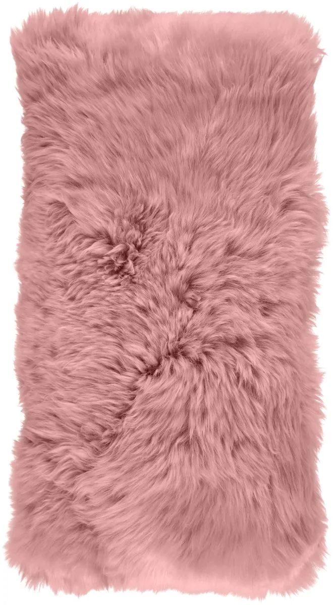 Long-Wool Sheepskin Cushion | 28x56 cm