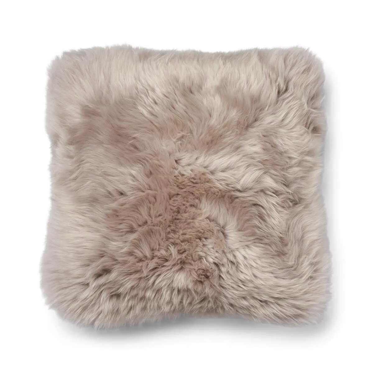 Long-Wool Sheepskin Cushion | 52x52 cm