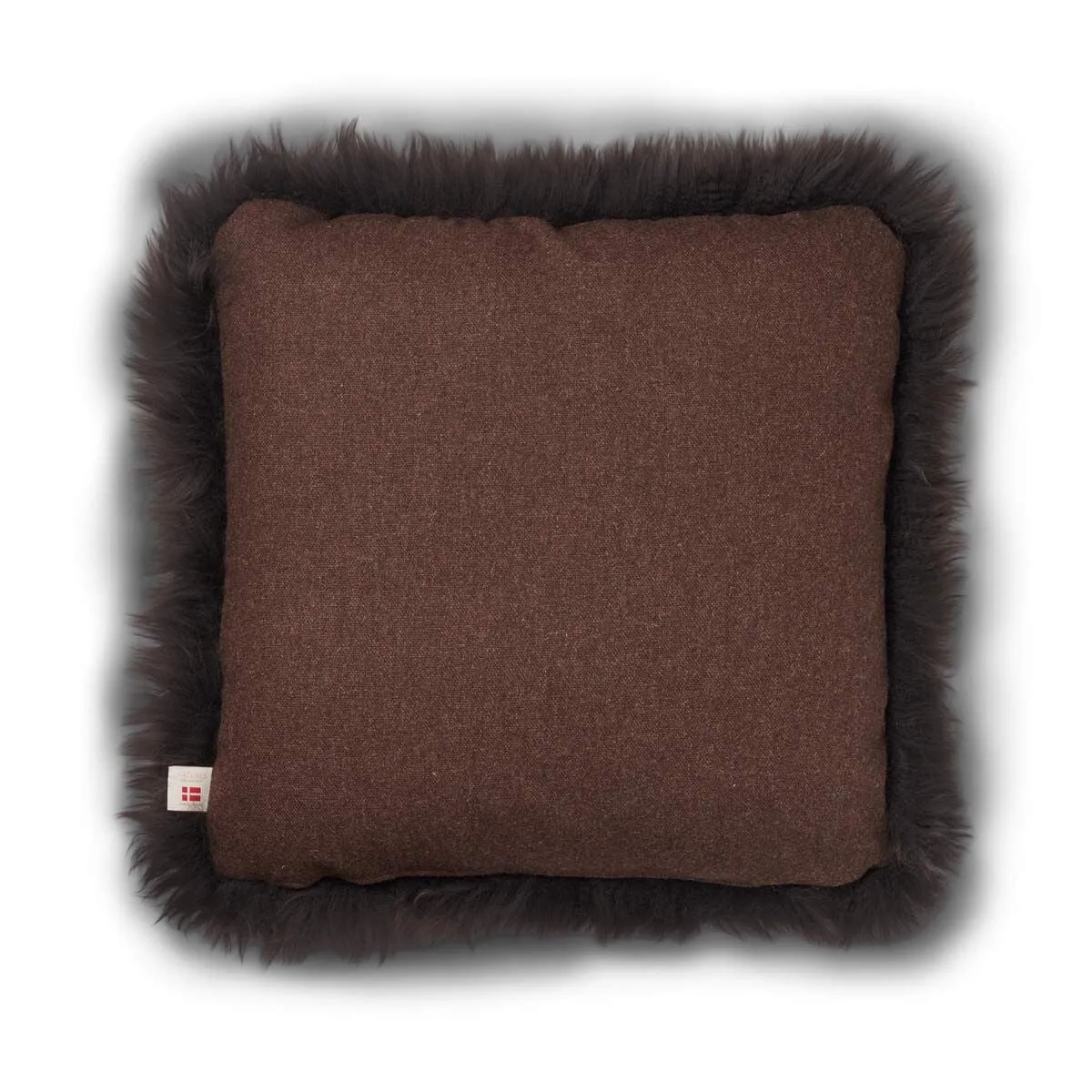 Long-Wool Sheepskin Cushion | 52x52 cm