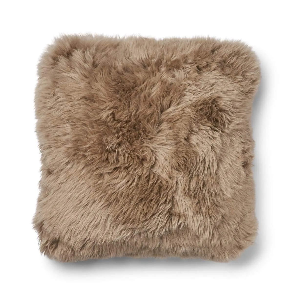 Long-Wool Sheepskin Cushion | 52x52 cm