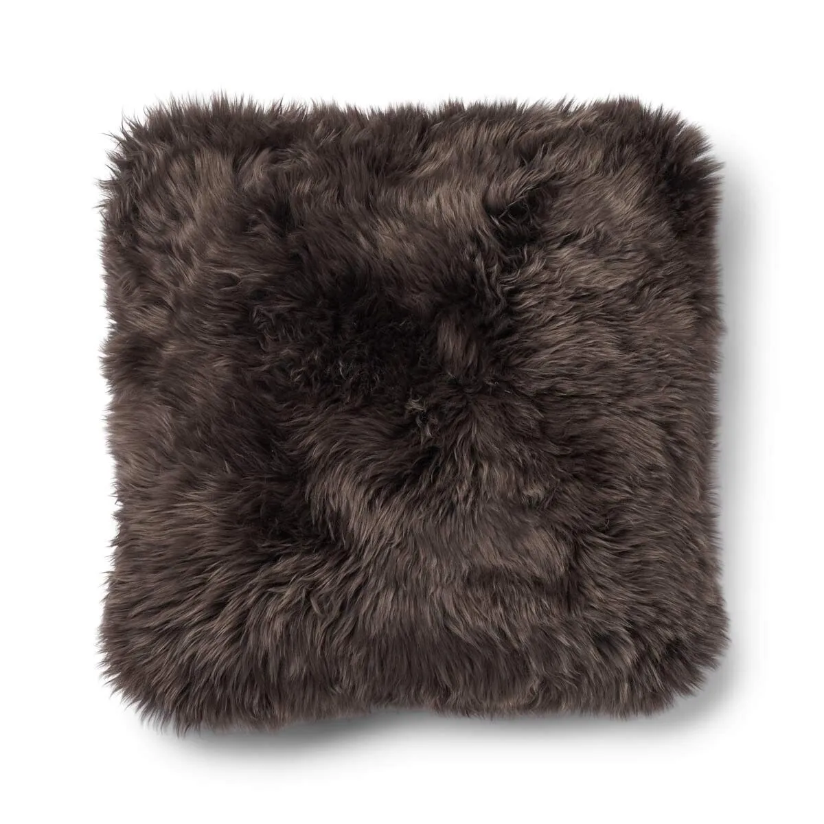 Long-Wool Sheepskin Cushion | 52x52 cm