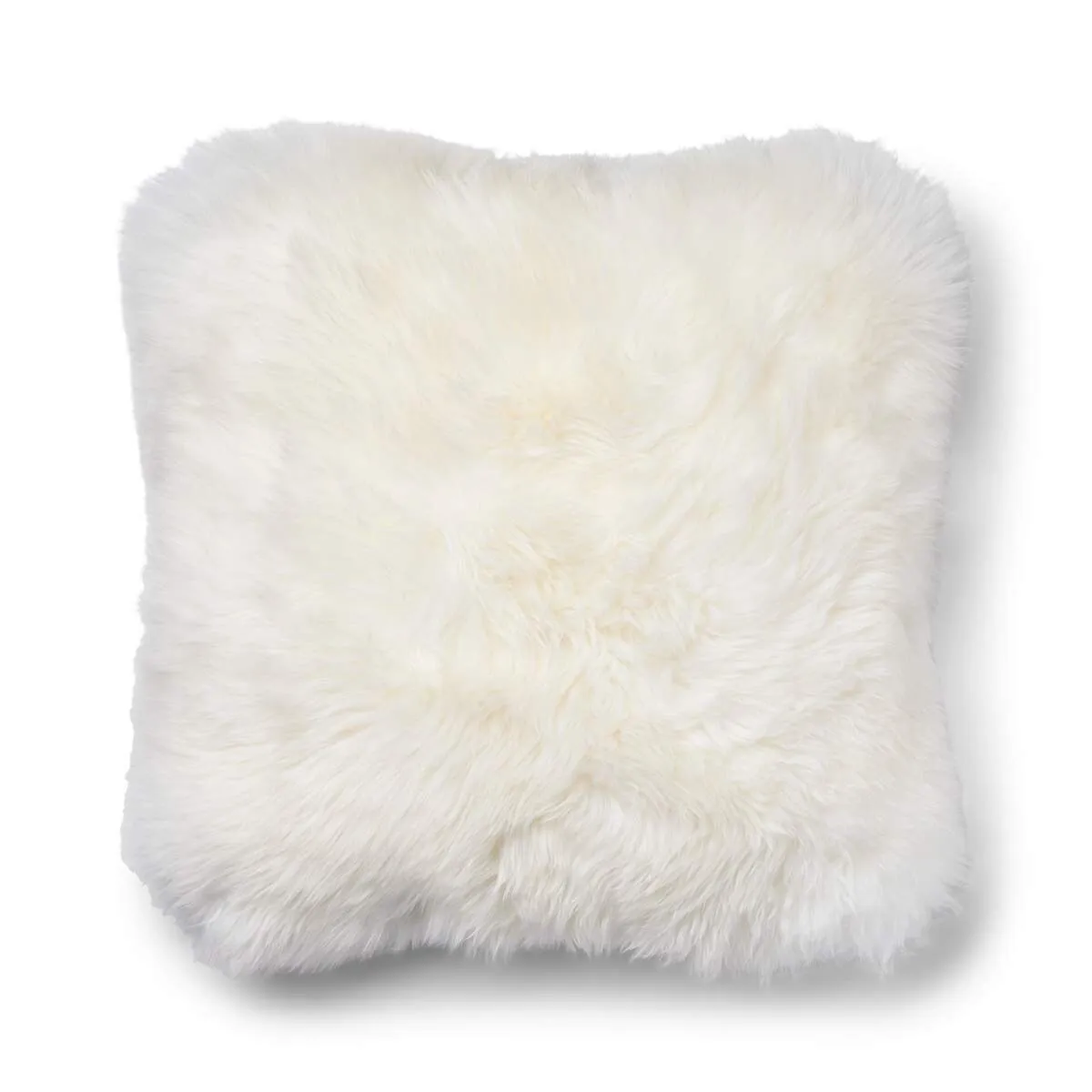 Long-Wool Sheepskin Cushion | 52x52 cm