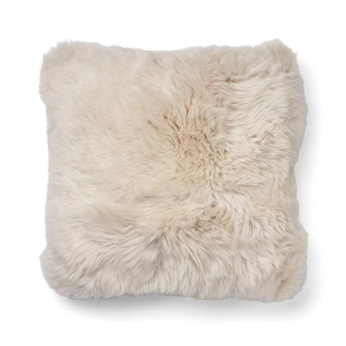 Long-Wool Sheepskin Cushion | 52x52 cm