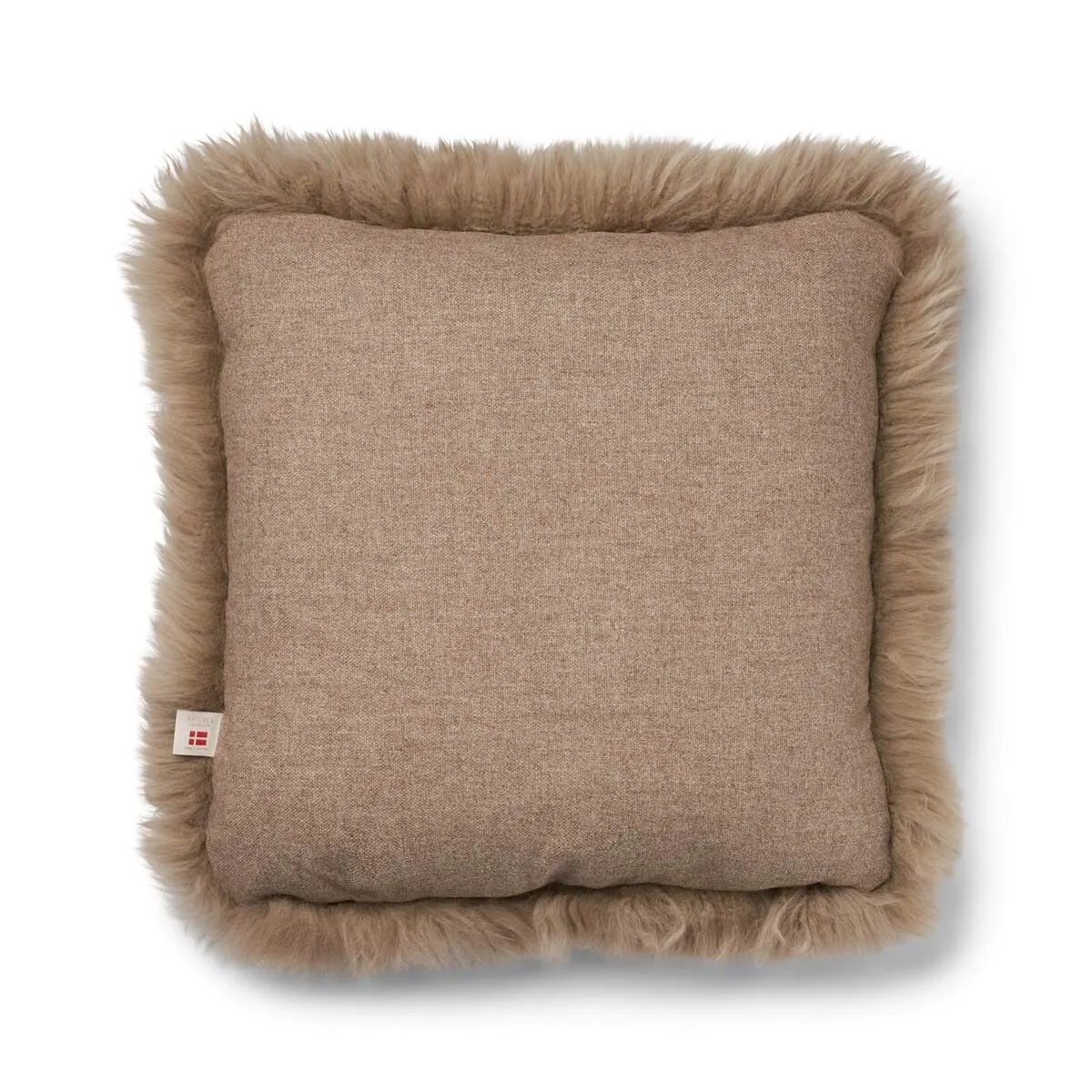 Long-Wool Sheepskin Cushion | 52x52 cm