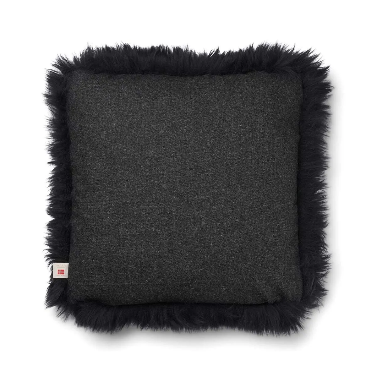 Long-Wool Sheepskin Cushion | 52x52 cm