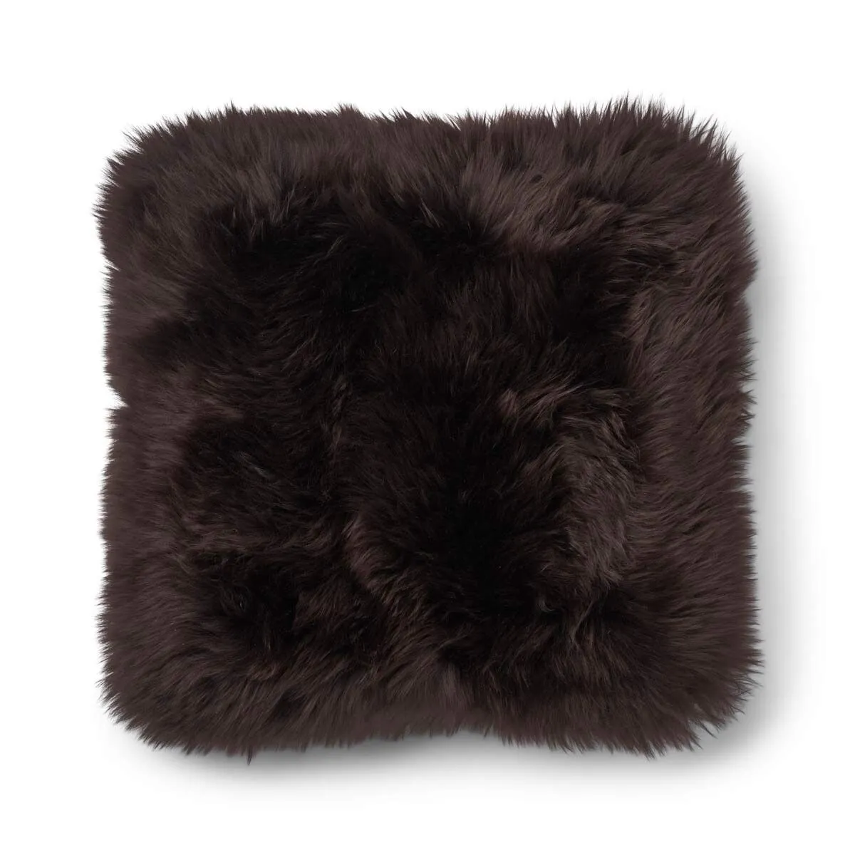 Long-Wool Sheepskin Cushion | 52x52 cm