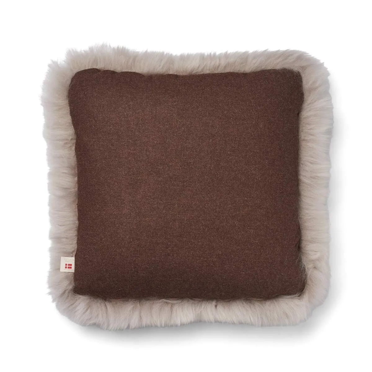 Long-Wool Sheepskin Cushion | 52x52 cm