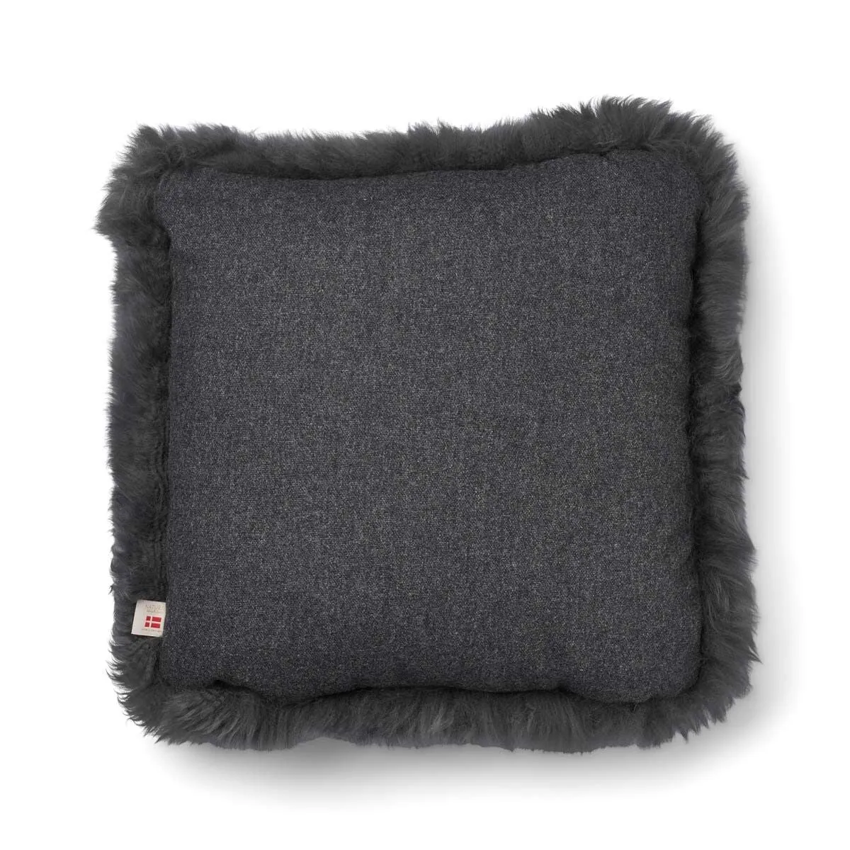 Long-Wool Sheepskin Cushion | 52x52 cm