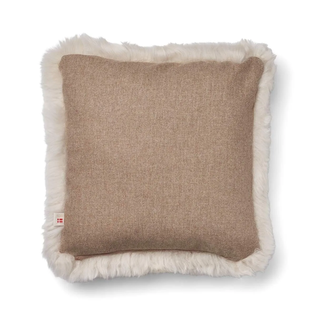 Long-Wool Sheepskin Cushion | 52x52 cm