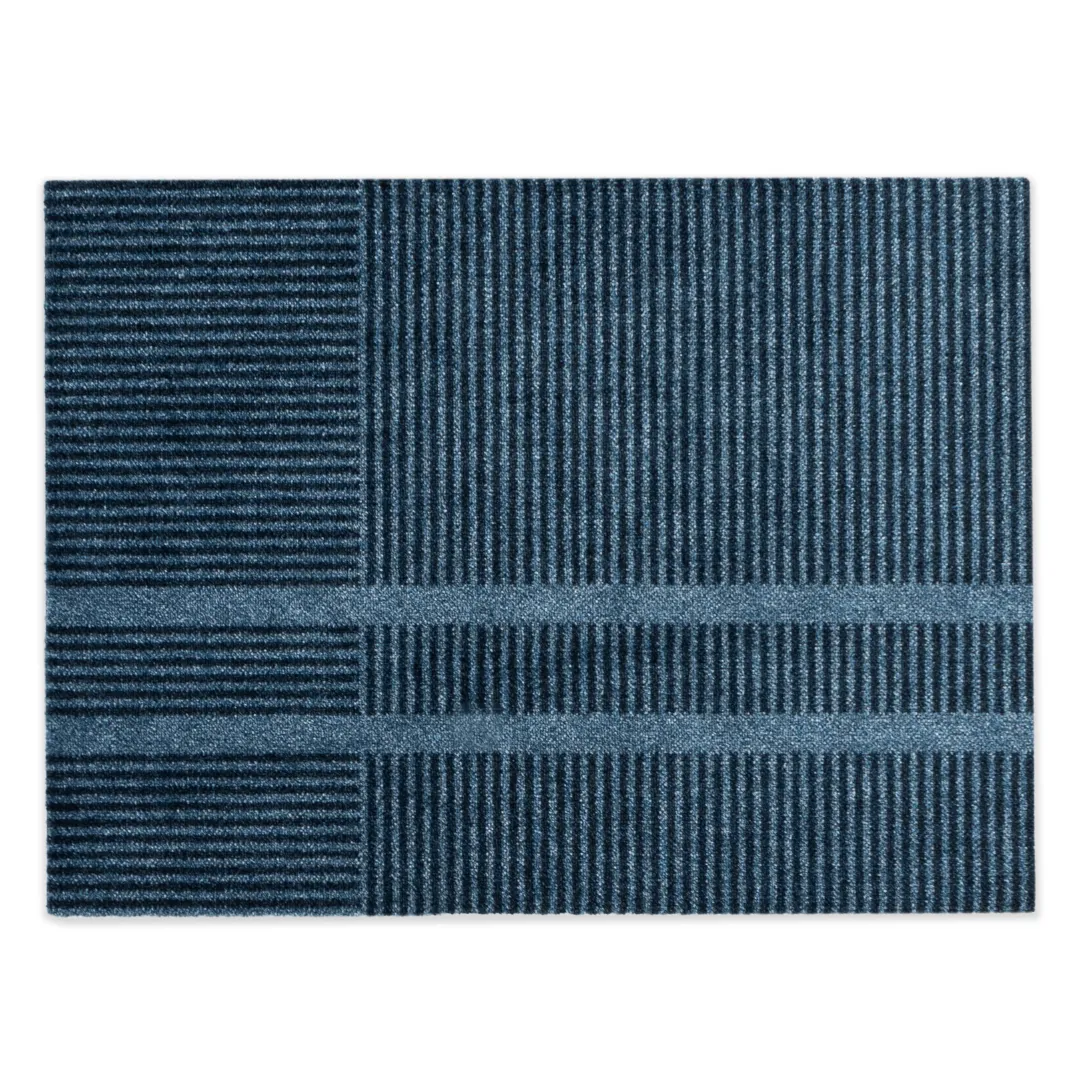 Løype Floor Mat - Stormy Blue