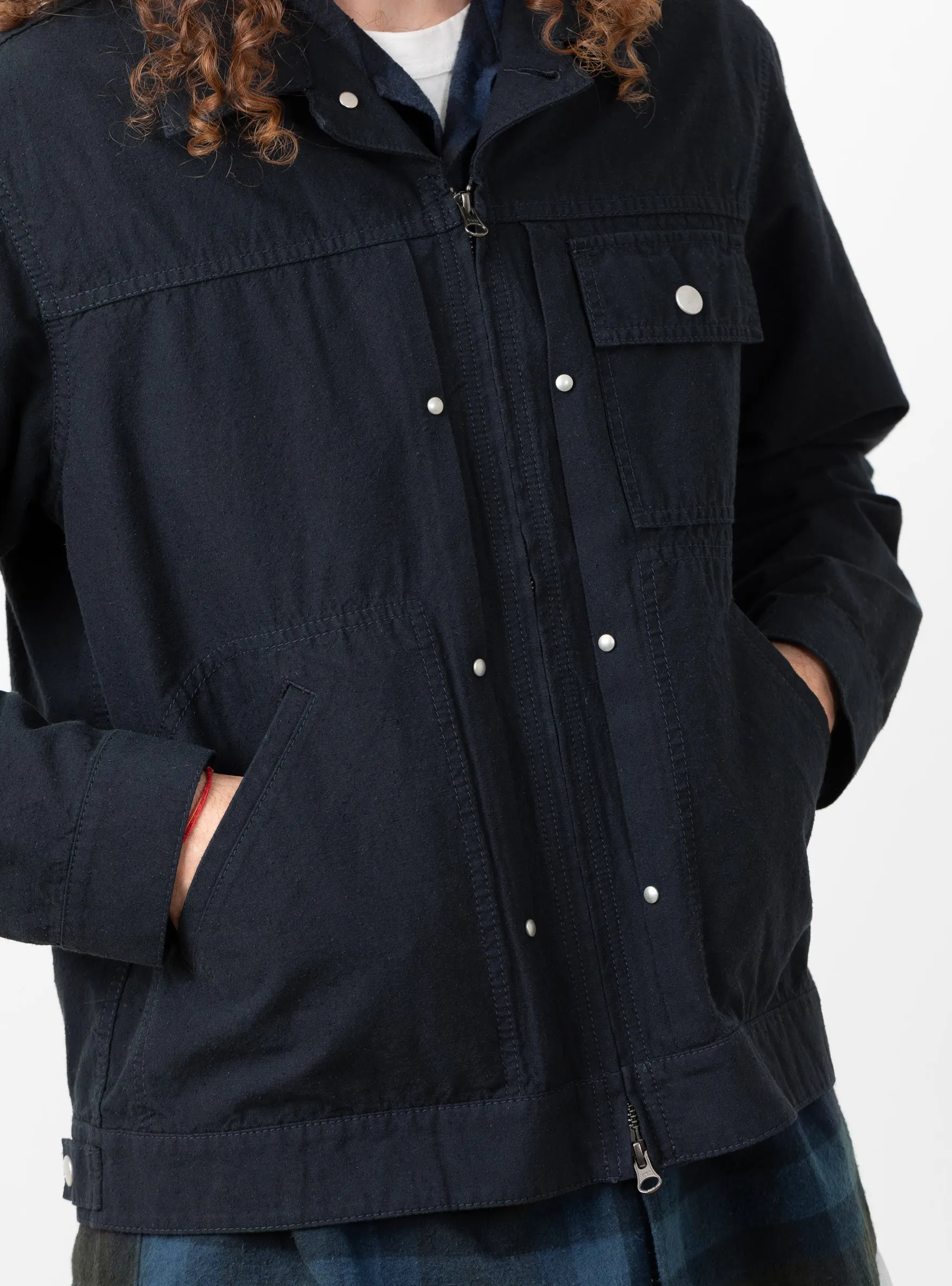 Max Trucker Jacket Navy