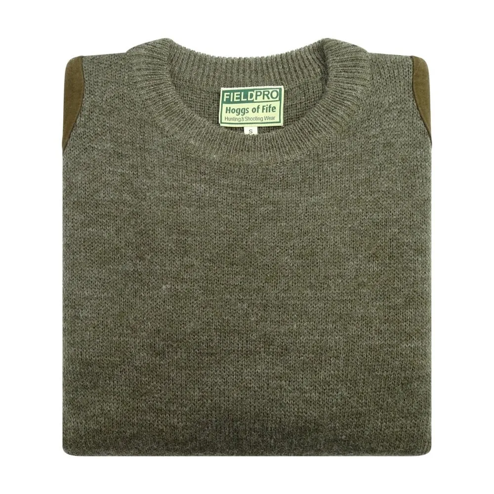 Melrose Hunting Pullover - Marled Green by Hoggs of Fife