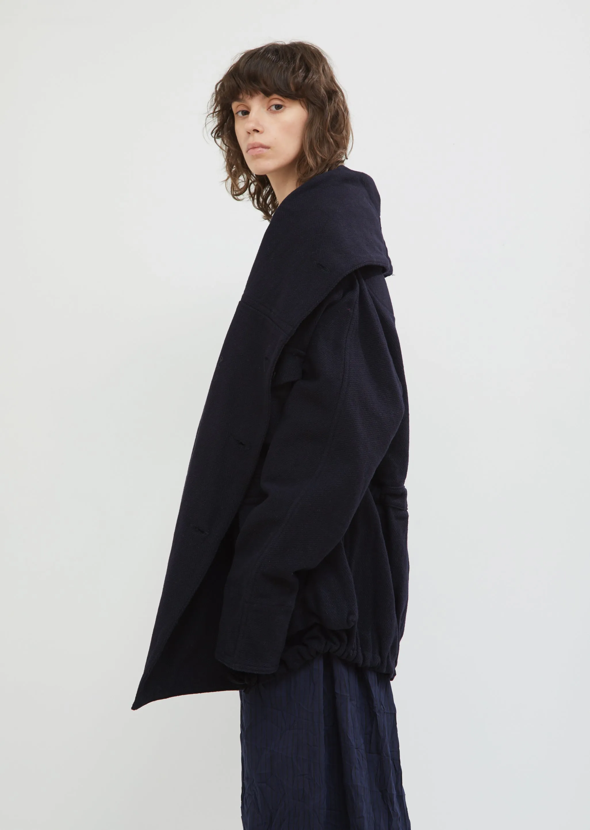 Melton Wool Ring Coat