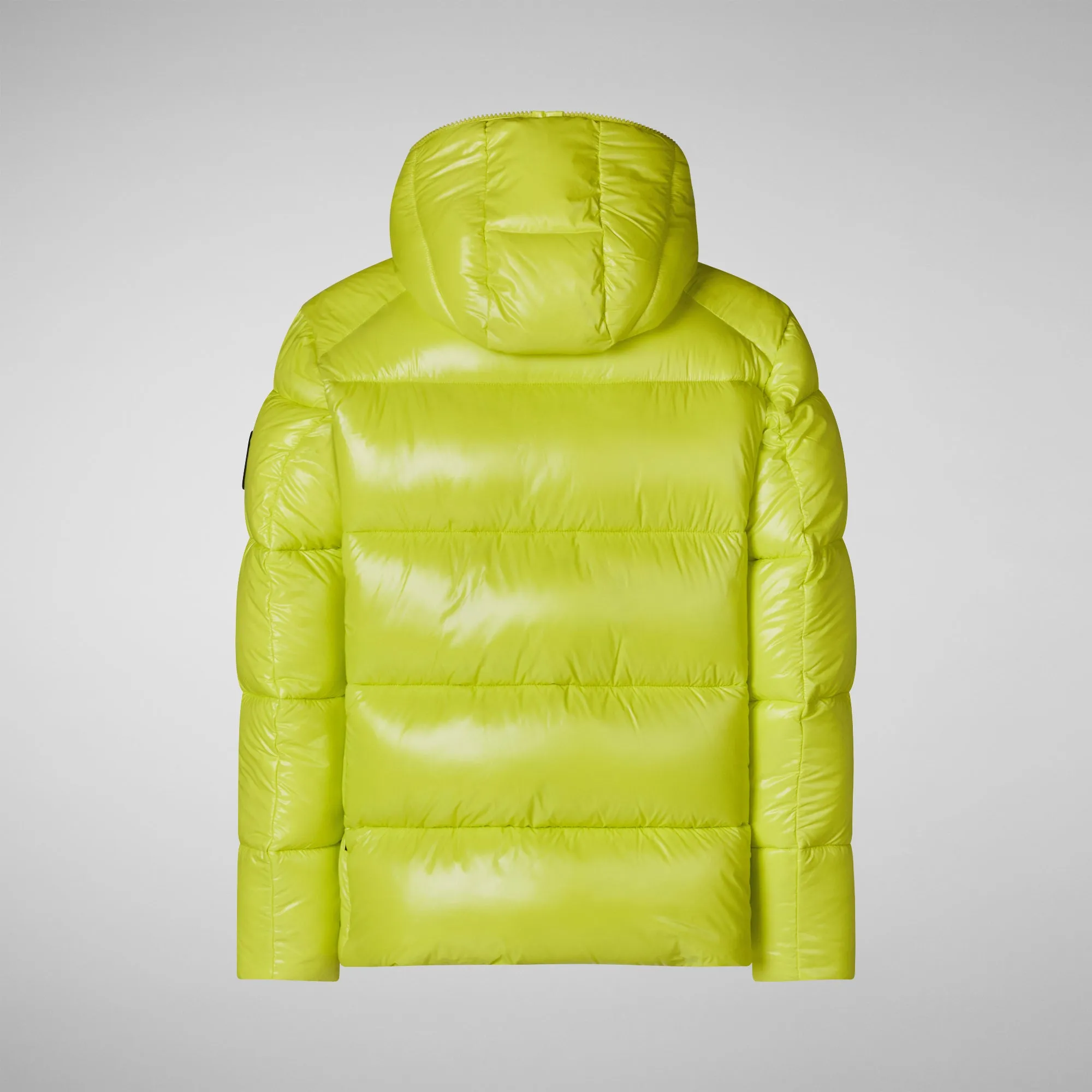 Men's Hooded Animal free Puffer Jacket Edgard Lichen Green