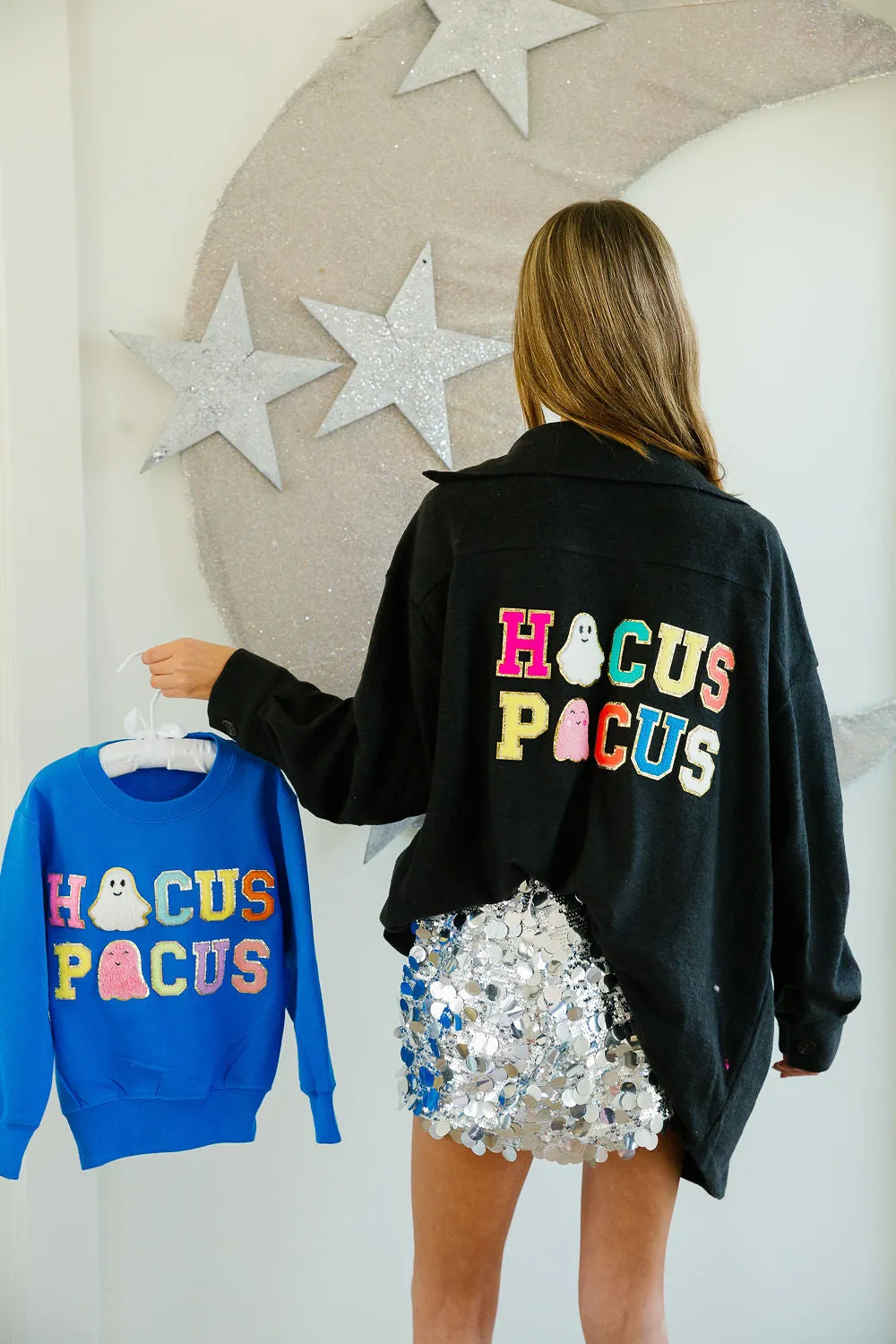 MINI KIDS HOCUS POCUS BLUE PULLOVER