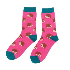 Miss Sparrow Bamboo Hearty Hedgehogs Socks (2 Colours)