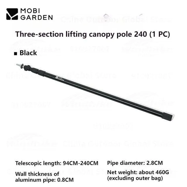 MOBI GARDEN Tent/Trap Pole Adjustable