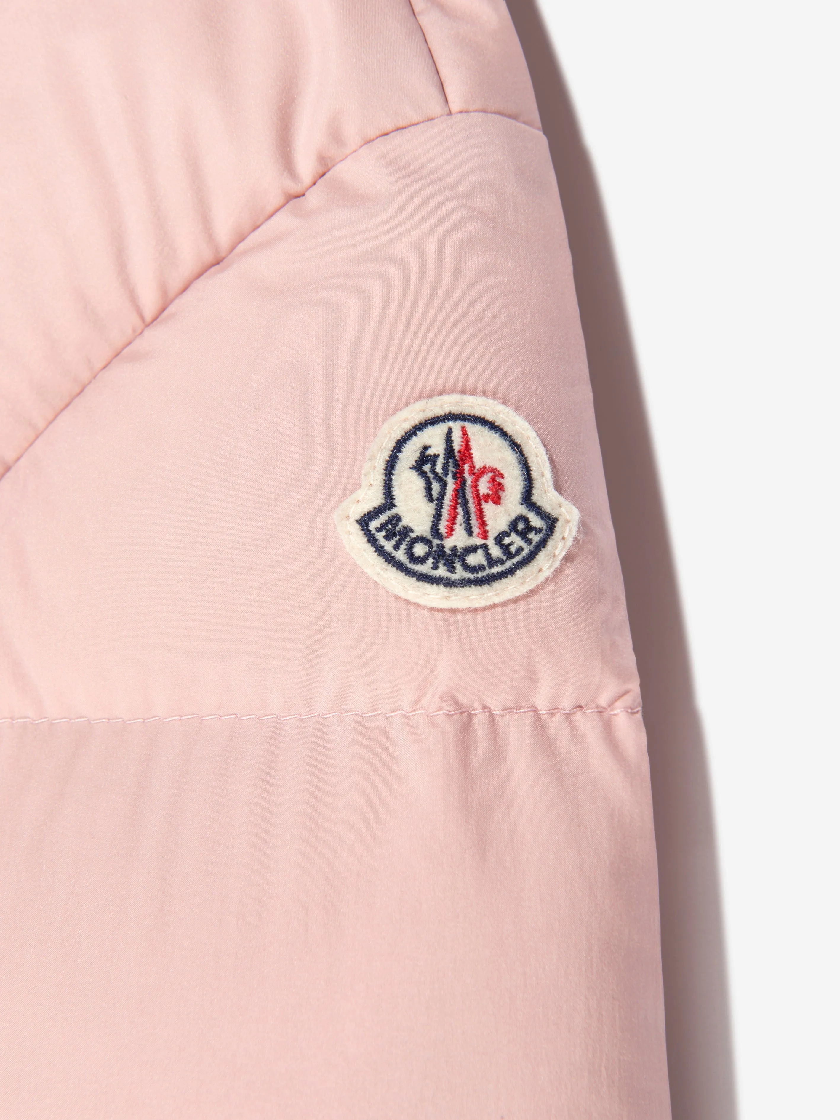 Moncler Enfant Girls Down Padded Ana Jacket in Pink