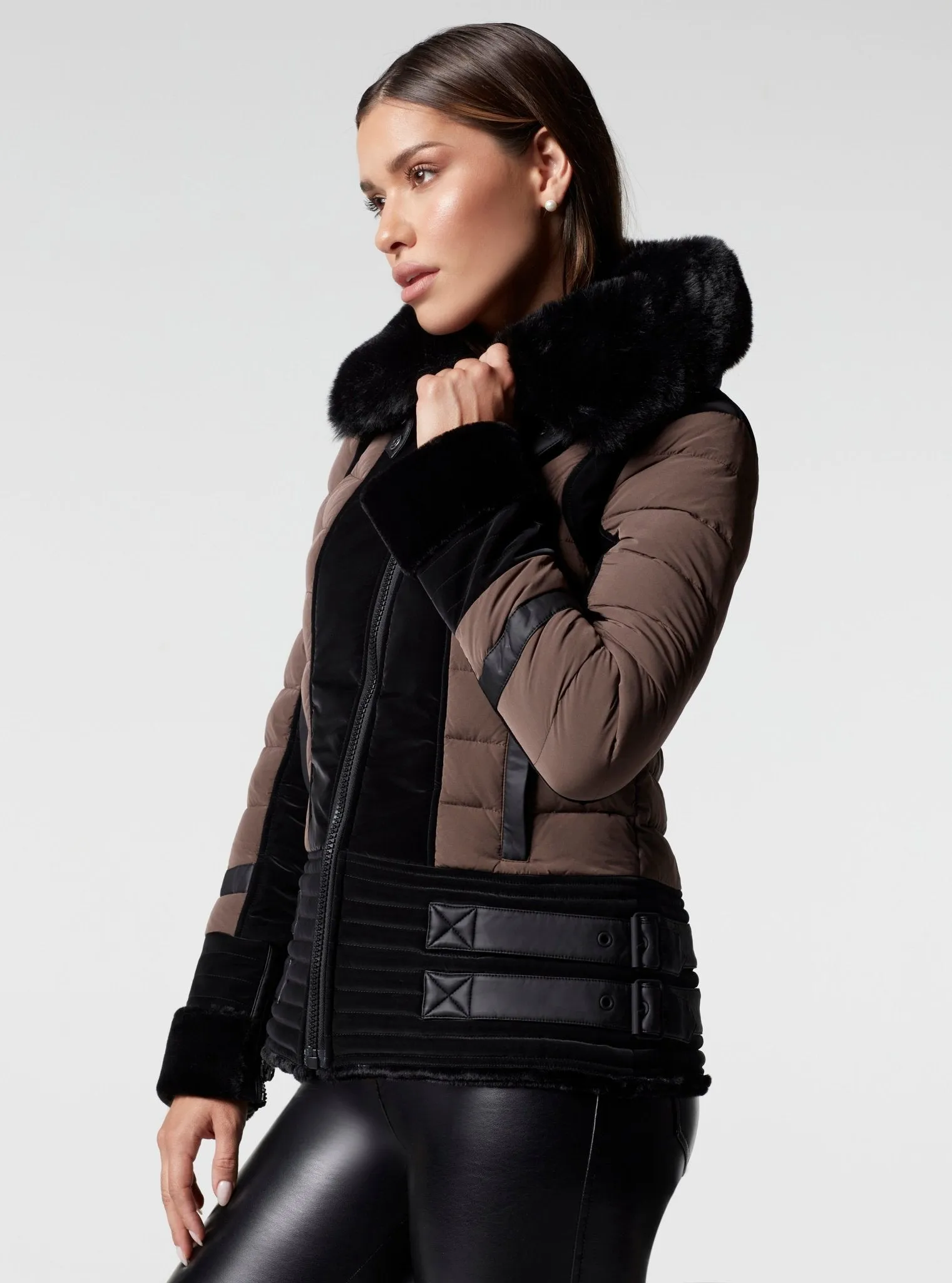 MOTO PUFFER JACKET - Down Filled