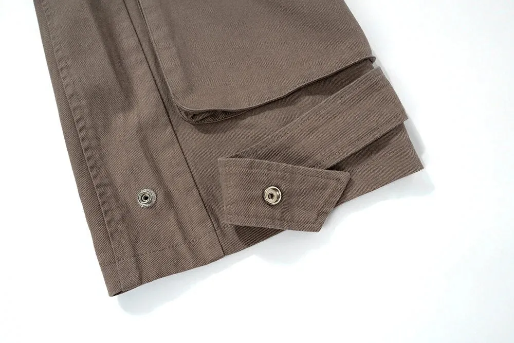 Multi-Pockets Straight Baggy Cargo Pants