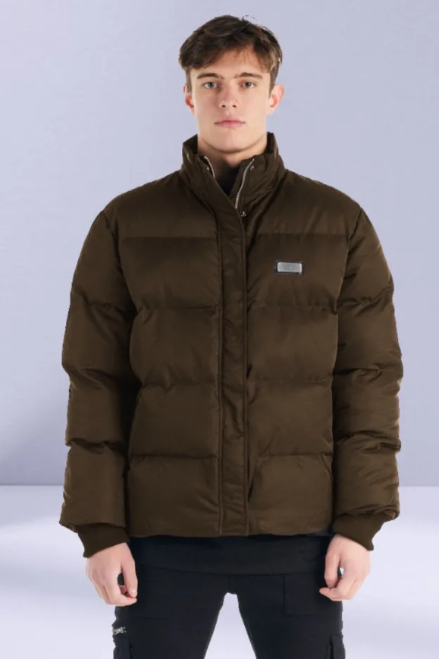 nANA jUDY Mens Monet Puffer Jacket - Brown