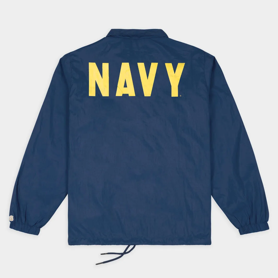 Navy Midshipmen 1985 Logo Coaches Jacket