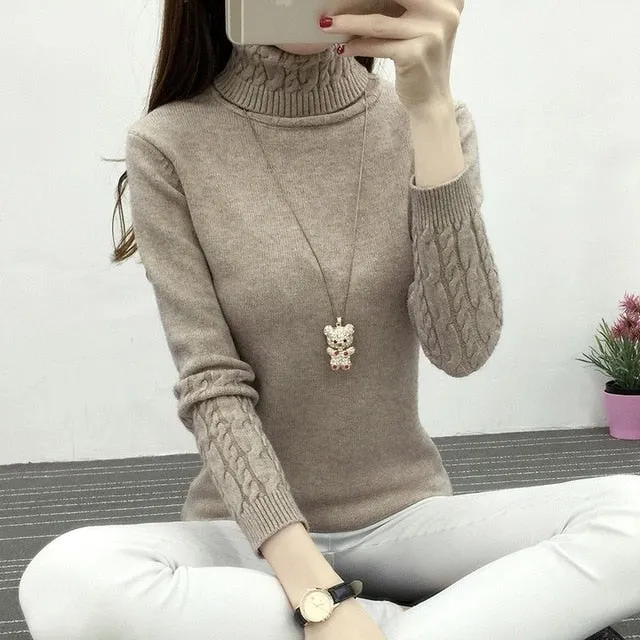 New Hot women Autumn Winter Sweater Female Fashion Wild Knitwear