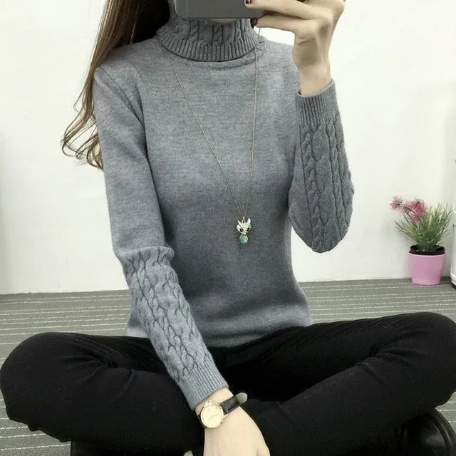 New Hot women Autumn Winter Sweater Female Fashion Wild Knitwear