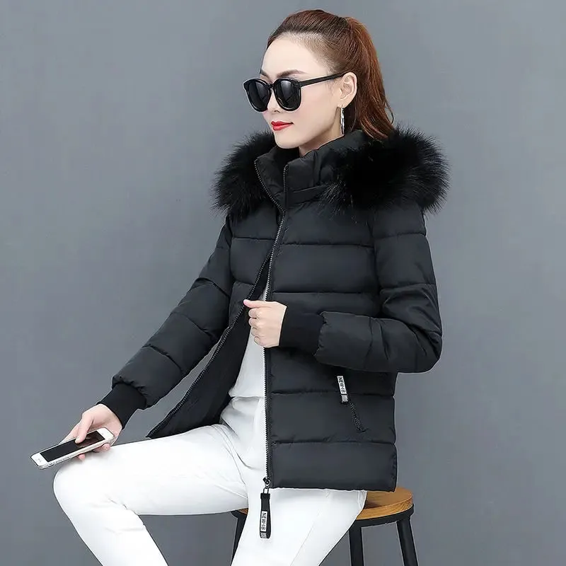 New Winter  Coat Thicken Female Jacket Warm Cotton RJ