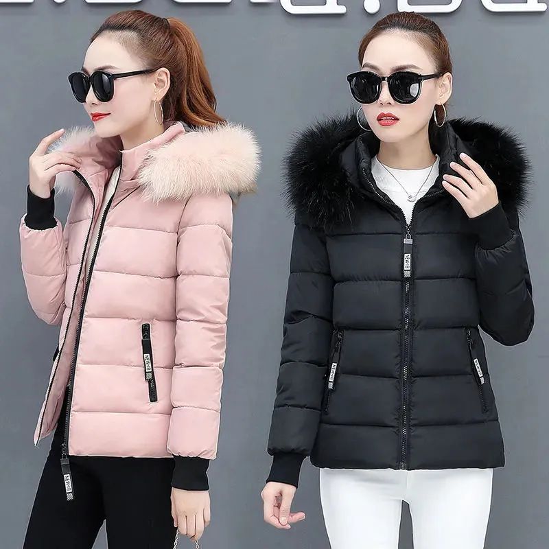 New Winter  Coat Thicken Female Jacket Warm Cotton RJ