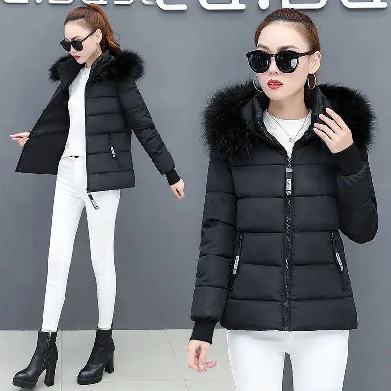 New Winter  Coat Thicken Female Jacket Warm Cotton RJ