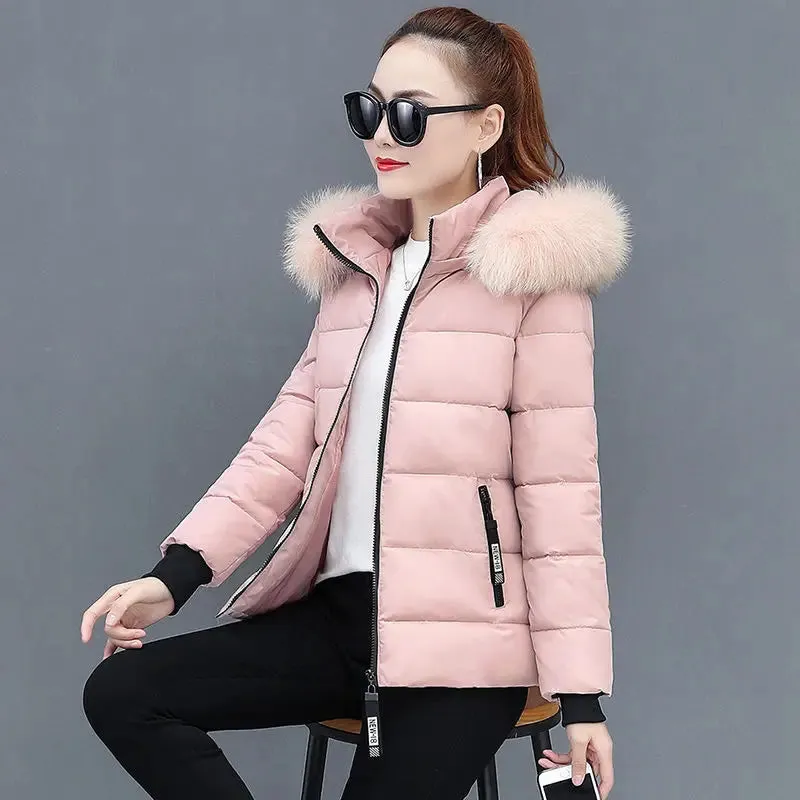 New Winter  Coat Thicken Female Jacket Warm Cotton RJ