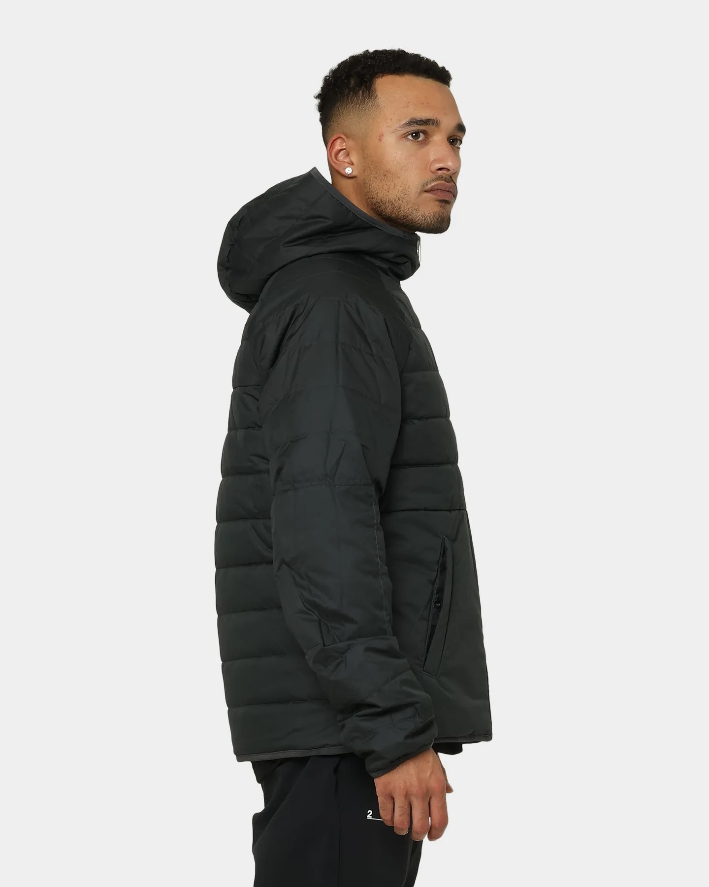 Nike Sportswear Therma-FIT Legacy Reversible Hooded Jacket Black/Dark Smoke