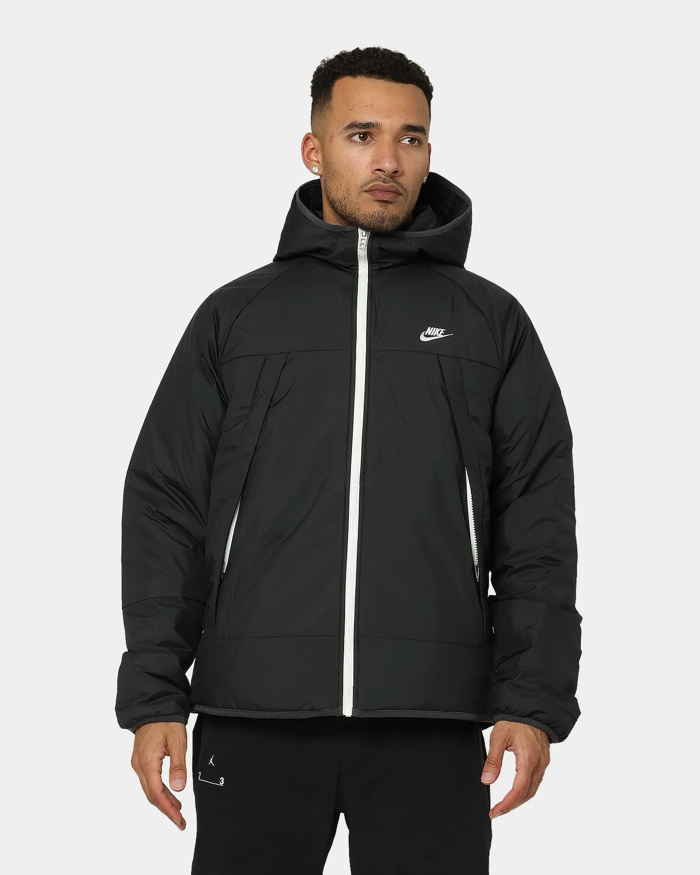 Nike Sportswear Therma-FIT Legacy Reversible Hooded Jacket Black/Dark Smoke